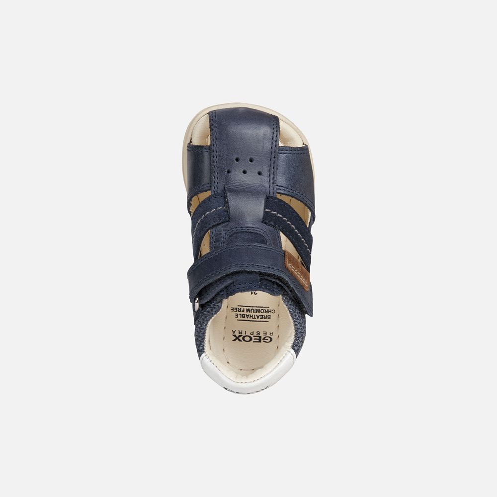 Sandalias Geox Bebe Azul Marinho - Alul Boy - CKMTU1759